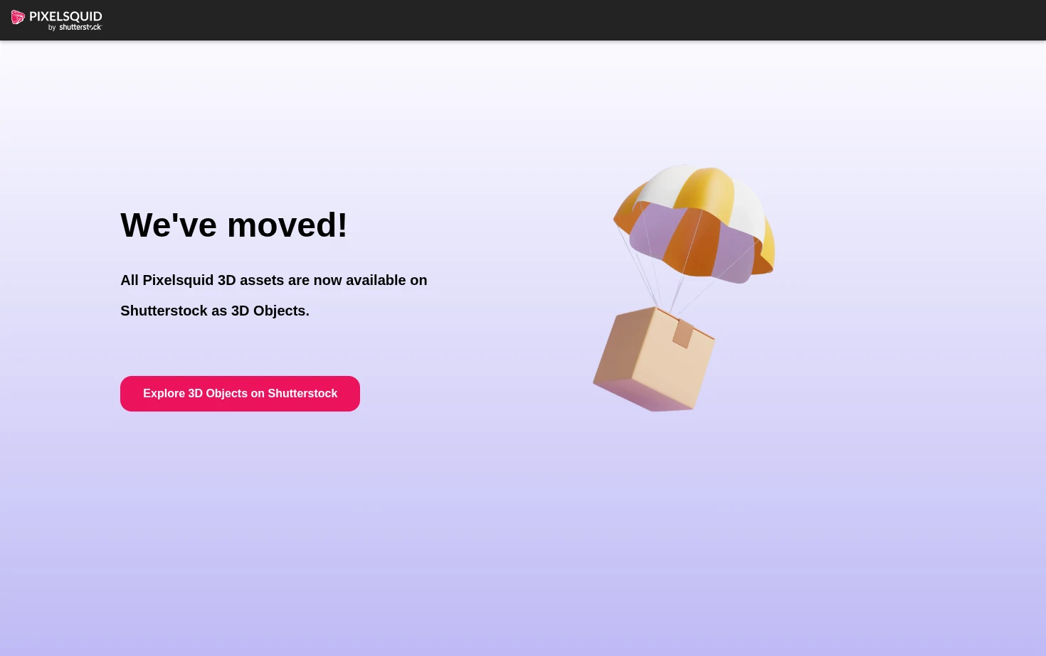 PixelSquid 页面快照